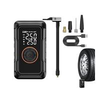 Bike Tire Pump - Cordless Air Compressor with Digital Pressure Gauge | Ball Inflator Bicycle Pump for Motorcycle and SUV, Truck RV Trailer with ATV Scooter Power, Car Tire Pumped