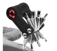 Bike Tool - Metal, 1.93x1.38x0.87in Repair Gear Compact | Multifunction Bicycle Tool Portable Bike Maintenance Kit for Home, Garaje, Workshop, Mountain Trails, Road Commuting, Urban Cycling