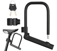 Bike U Lock - Heavy Duty Anti Theft | U Lock Bike Locks | Bikes Locks | Gran U Lock Anti Theft with Key and Sturdy Mounting Bracket | Portable AntiTheft Heavy Duty Bicycle Lôck Bicycles Motorcycle