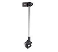 Bike Umbrella Holder, Wheelchair Umbrella Stand, Adjustable Mount No-Drill Attachment Bracket, Outdoor Riding Shade Gear with Clamp for Men Women Teens Kids Travel Family Use, 0,75-1,57 pulgadas