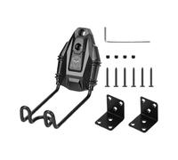 Bike Wall Mount - Bicycle Pedal Garage Storage Hanger | Horizontal Indoor Bike Rack with Heavy-Duty Hooks, Space-Saving Garage and Apartment Organizer for Home, Living Room, Balcony, Workshop, Shed,