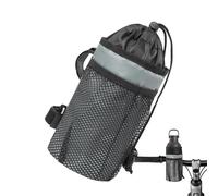 Bike Water Bottle Holder,Easy To Mount Insulated Handlebar Bag | Stable and Versatile Cup Holder For Bike with Mesh Pocket - For Handlebar Phone Storage Cycling Exercise Commuting