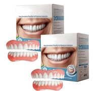Bikenda Nueva Generación Flexible Full Denture Solution, Bikenda Silicone Reline Denture Set, Advanced Full Denture Set, Upper and Lower Denture Reline Kit, for Men and Women (2)