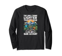 Bikepacking Lighter Than My Gear Is My Bank Account Manga Larga