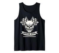 Biker Dad Because Normal Dads Walk Motocicleta Padre Camiseta sin Mangas