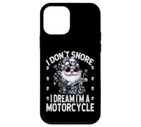 Biker Dad GNOME Saying I Dont Snore I Dream Im A Motorcycle Carcasa para iPhone 12 Mini