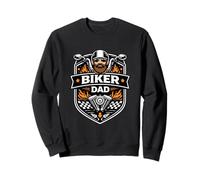 Biker Dad Motocicleta Estilo de Vida Identidad para Padres Equitadores Sudadera