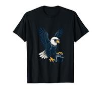 Biker Eagle Espíritu de Libertad y Poder Camiseta