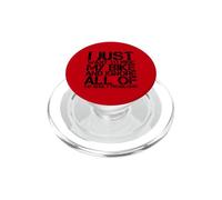 Biker I Just Want To Ride My Bike Motocicleta Motocicleta PopSockets PopGrip para MagSafe