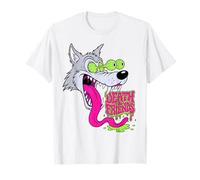 Biker Lowbrow Howling Wolf Wolves Rockabilly 50s Camiseta
