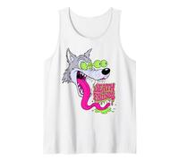 Biker Lowbrow Howling Wolf Wolves Rockabilly 50s Camiseta sin Mangas