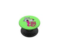 Biker Lowbrow Howling Wolf Wolves Rockabilly 50s PopSockets PopGrip Adhesivo
