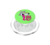 Biker Lowbrow Howling Wolf Wolves Rockabilly 50s PopSockets PopGrip para MagSafe