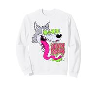 Biker Lowbrow Howling Wolf Wolves Rockabilly 50s Sudadera