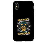 Biker Novia Esposa Pertenezco A Un Biker Día De San Valentín Carcasa para iPhone X/XS