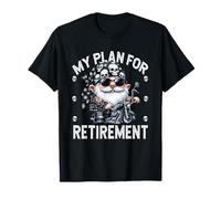 Biker Retirement GNOME For Motorcycle Grandpa Retired Dad Camiseta
