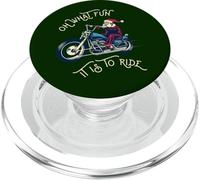 Biker Santa - Ventilador de Motocicleta para Hombre y Mujer PopSockets PopGrip para MagSafe