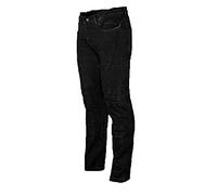 Bikers Gear Australia CE1621-1 Armour CE1621-1 Armour - Pantalones Vaqueros elásticos para Motocicleta, con Forro Kevlar, Color Negro