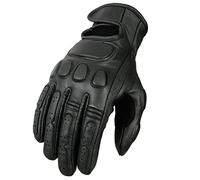 Bikers Gear Australia Guantes clásicos de Cuero de Ajuste Suave, Color Negro, Talla 2XL