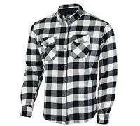 Bikers Gear Australia Kevlar camisa de franela para motocicleta con armadura extraíble CE1621-1