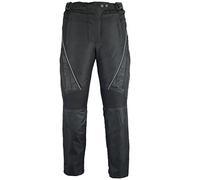 Australian Bikers Gear Jazz Negro CE Armoured Ventilado Cordura Mujer Pantalones Impermeables