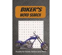 Biker's Word Search Puzzle Book: Fun and Challenging Word Search Puzzles for Bikers 110 Pages (55 Puzzles +55 Solutions)