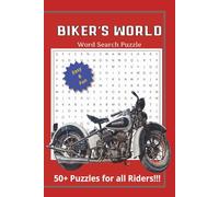 Biker's World Word Search: Word Searches with Easy To Read Print about motorcycles, riders, parts and more | 6x9 inches, 110 pages…50+ Puzzles…Great for Biker Gifts, Enthusiats, and future riders too!