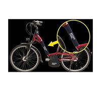 BikersOwn Case4rain - Protector de Cadena para Transporte de Impactos de Piedras, Color Negro, Talla única