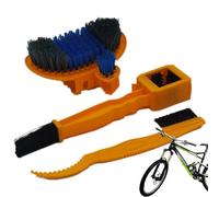 Bikes or Motorcycle Chain Washer, Effective 3 piezas Cleaning Brushes & Dusters, Bike Chain Cleaning Kit for Motorcycle, Mountain & Road Bikes, Bicycle Maintenance Tools for Easy Cleaning