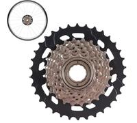 Bikes - Piñón de engranaje | Piñón de ciclismo de 7 velocidades | Rueda de velocidad de piñón de aluminio | Piñón para entusiastas de las bicicletas de montaña, piñón de metal que mejora el