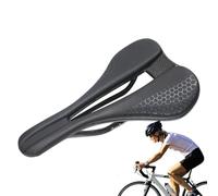 Bikes Saddle - Asiento de bicicleta ergonómico, cojín ligero de carbono | Cómodo soporte de viaje para viajes de larga distancia, diseño ancho transpirable, equipo deportivo para mujeres hombres, fie