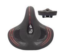 Bikes Seat Cushion, Comfortable Soft Saddle, Wear Resistant Bike Replation, Shock Absorbing Ergonomic Pad, Cycling Upgrade for Road, Mountain, Ejercice, Electric, Conmuting, 11,81 x 12,4 x 2,95