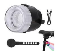 Bikes Tail Light, Waterproof Cycling Safety Lamp, Rear Warning Light, Sturdy Build for Conmuting Adventure Night Riding on Roads Trails Urban Outdoor Use, Red, 4.5 x 4.1 x 4.1 cm