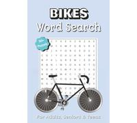 Bikes Word Search Puzzle Book: Word searches with easy to read print about bikes, puzzle lovers, and exercise enthusiasts and more | 6X9 inches, 110 ... Holidays, Relaxation and free times