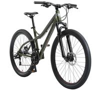 BIKESTAR Bicicleta de montaña Hardtail de Aluminio, 21 Marchas Shimano 27.5" Pulgadas | Mountainbike con Frenos de Disco Cuadro 17" MTB | Verde Oliva