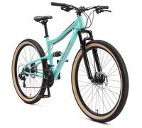 BIKESTAR Bicicleta de montaña Suspensión Doble Completa 27.5 Pulgadas | Cuadro 17" Cambio Shimano de 21 velocidades, Freno de Disco, Fully MTB Mentha