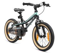 BIKESTAR Bicicleta Infantil Aluminio para niños y niñas a Partir de 4 años | Bici 16 Pulgadas con Freno en V | 16" Bici de montaña |