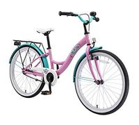 BIKESTAR Bicicleta Infantil para niñas a Partir de 10 años | Bici 24 Pulgadas con Frenos | 24" Edición Clásica Rosa