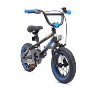 BIKESTAR Bicicleta Infantil para niños y niñas a Partir de 3 años | Bici 12 Pulgadas con Frenos | 12" Edición BMX Negro