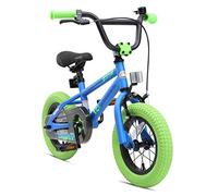 BIKESTAR Bicicleta Infantil para niños y niñas a Partir de 3 años | Bici 12 Pulgadas con Frenos | 12" Edición BMX Azul