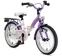 BIKESTAR Bicicleta Infantil para niños y niñas a Partir de 4 años | Bici 16 Pulgadas con Frenos | 16" Edición Clásica Lila