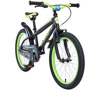 BIKESTAR Bicicleta Infantil para niños y niñas a Partir de 6 años | Bici de montaña 20 Pulgadas con Frenos | 20" Edición Mountainbike Negro