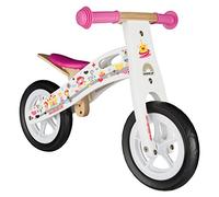 BIKESTAR Bicicleta sin Pedales para niños y niñas | Bici Madera Pulgadas a Partir de 2-3 años | 10" Edición Sport Blanco