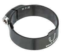 BikeYoke Abrazadera de sillín Squeezy negro 38 mm
