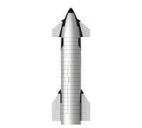 BiKiBao Spece Starship Rocket Truck Modelo de metal Modelo de regalo ideal - Dragón Nave Espacial Heavy Falcon Rocket Toy Adorno de escritorio, aeroespacial coleccionable, regalo ideal para niños y