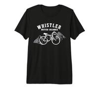 Biking Whistler Vancouver British Columbia Canadá gráfico Camiseta Premium