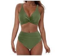 Bikini Bikinis Mujer 2025 Bikinis Tallas Grandes Tanga Sexy Traje De Baño Familiar Conjunto Moldeador Sujetador Talla Grande Bañadores Deportivos Brasileño Bañador Talle Alto Pantalon Clásico Negro