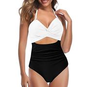 Bikini Braga Alta Bañador De Competición Mujer Bikini Braga Alta Traje De Baño Dos Piezas Push Up Ruta Abdominal Los Trajes Baño Cintura Las Mujeres Atan El Dos Piezas del Hombro