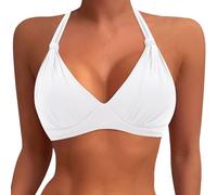 Bikini Braga Alta Mujer,Parte Superior De Bikini De Talla Grande para Mujer Parte Superior De Traje De BañO De Busto Grande Parte Superior De Traje De BañO De Cobertura Completa Sujetador
