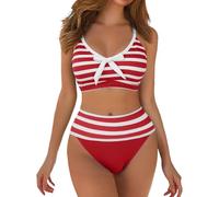 Bikini Braga Alta Ropa De Baño Bikinis Mujer 2025 Sin Tirantes Enfasis Bañadores 2 Piezas Conjunto Playa Bronceador El Chico Que Me Gusta No Es Un Short Deportivo Natacion Reductores Push Up 2026